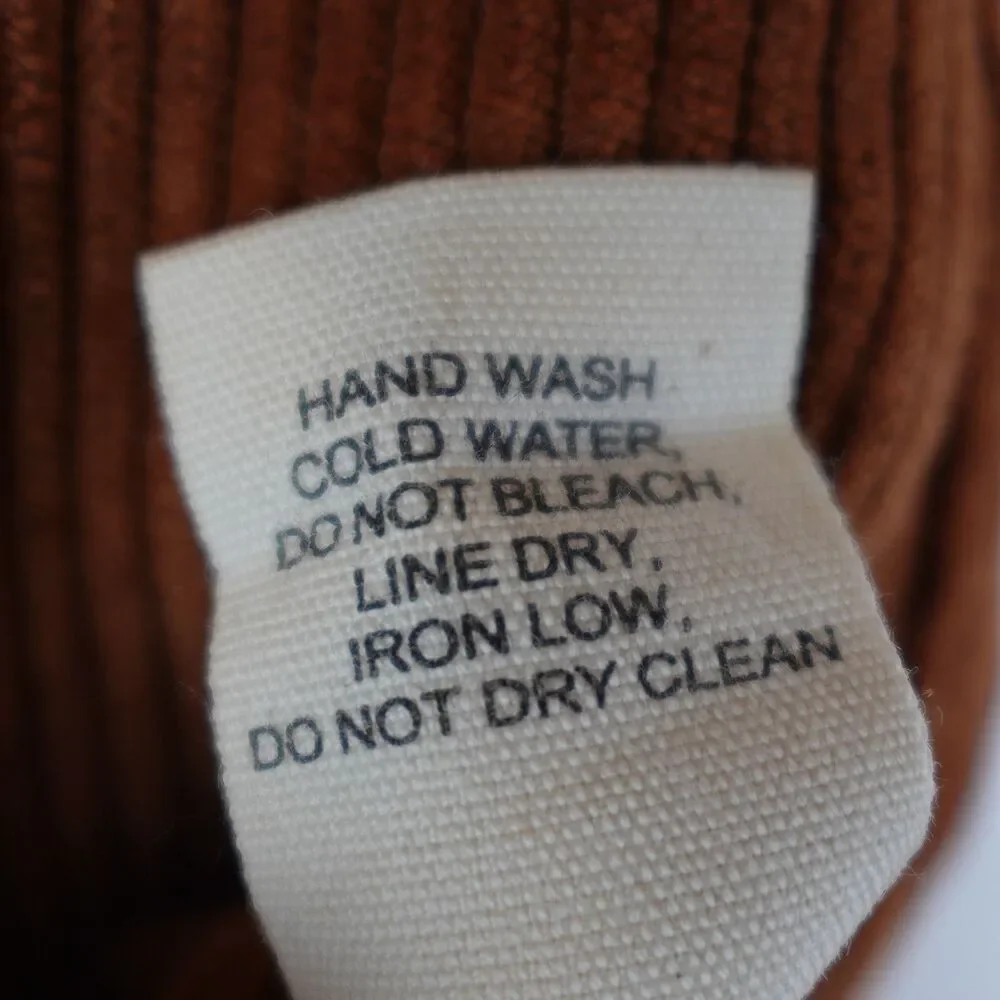 Fashion On Earth Corduroy Skirt Women's Size Small Brown Button Mini Fall Y2K